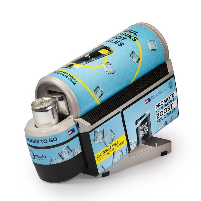 Cuula kompakter Werbekühlschrank