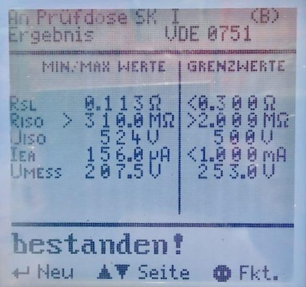 VDE-Prüfgerät — DGUV-konforme Sicherheitsprüfung